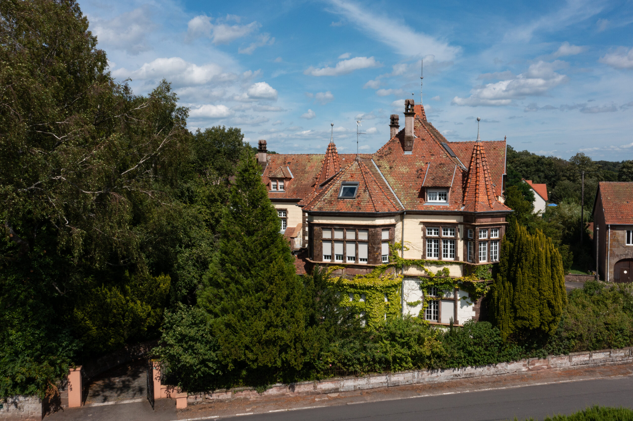 Vue aérienne Villa Gruber