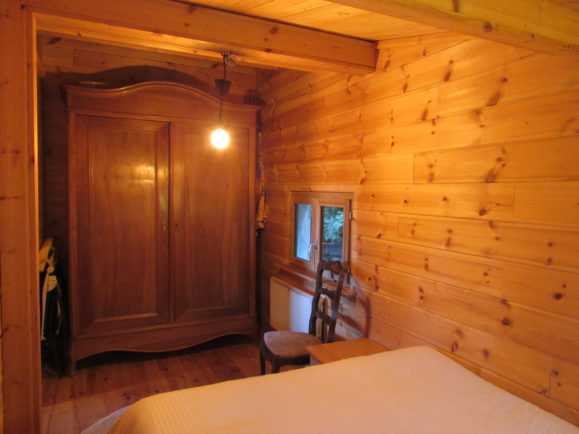 Chambre parentale chalet