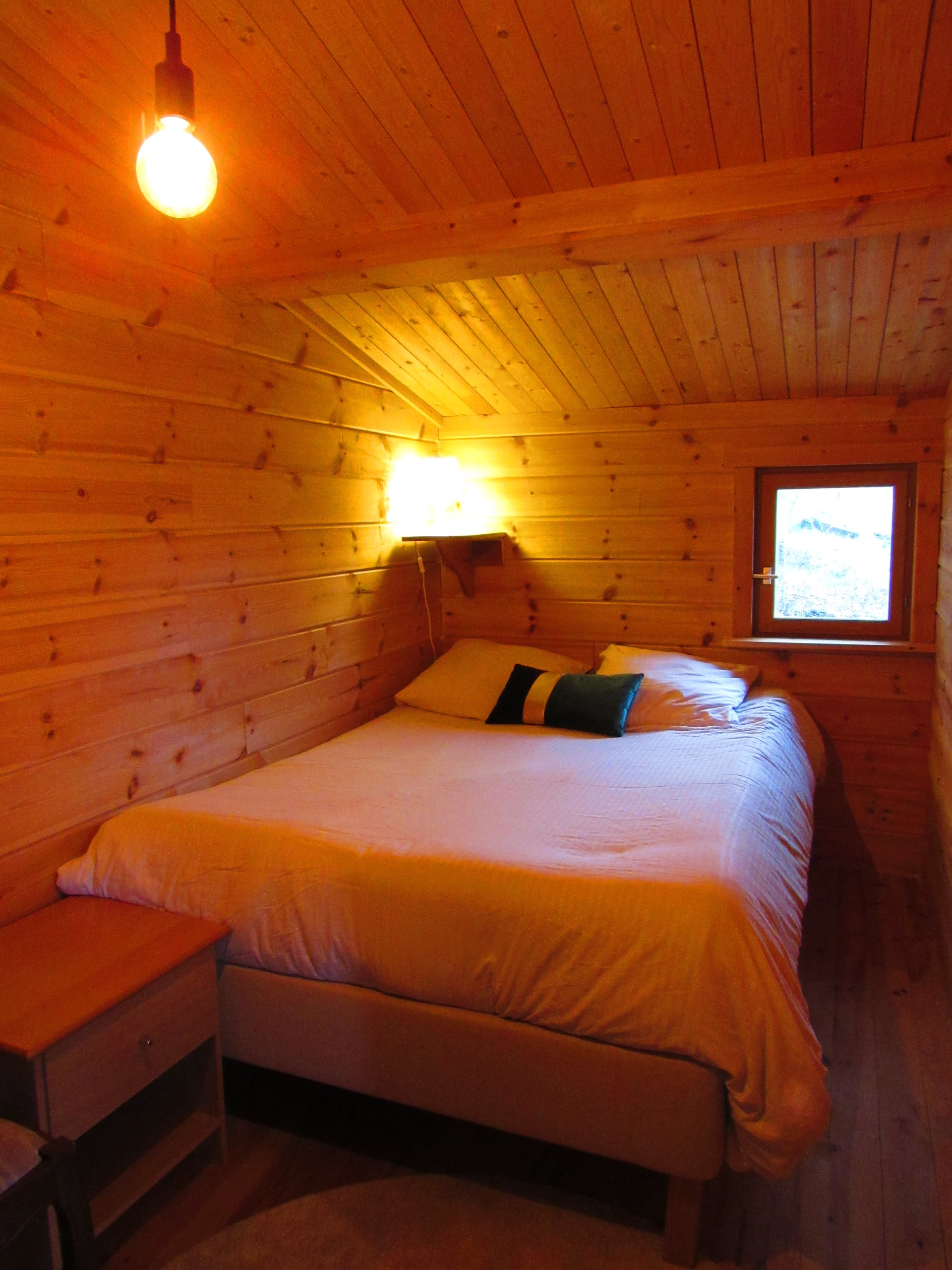 Chambre parentale chalet